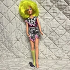 Vintage 1985 Phyllis Pizzazz Gabor Hasbro Jem & the Holograms Misfits Neon Doll